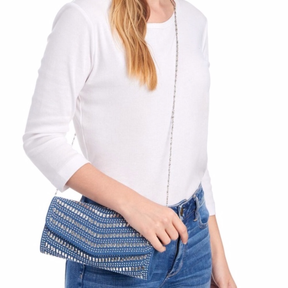 NWT D'MARGEAUX New York Evening Mirror Bag Clutch